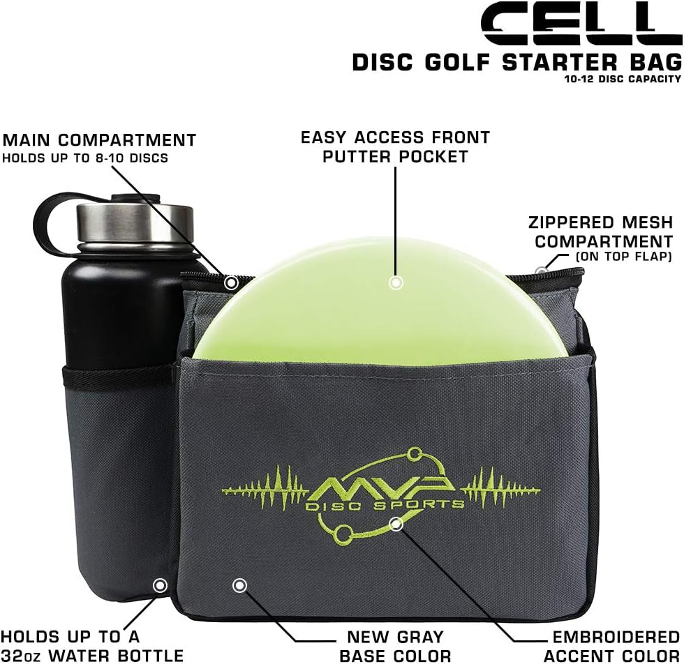 Cell Disc Golf Starter Bag (Choose Your Favorite Color)